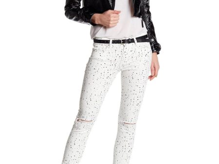 IRO.JEANS Womens White Pocketed Skinny Jeans Online