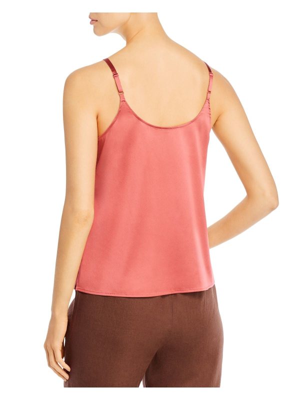 EILEEN FISHER Womens Coral Spaghetti Strap Top Fashion