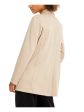 EILEEN FISHER Womens Beige Pocketed Notch-lapel Wear To Work Jacket For Discount