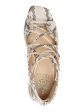 VINCE CAMUTO Womens Beige Snake Strappy Comfort Nahara Square Toe Block Heel Zip-Up Dress Heeled M Sale