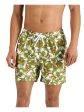 INC Mens Green Regular Fit Swim Trunks Sale