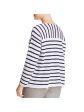 EILEEN FISHER Womens White Striped Long Sleeve Boat Neck Wear To Work Top Online