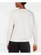 EILEEN FISHER Womens Gray Striped Long Sleeve Jewel Neck Sweater Sale