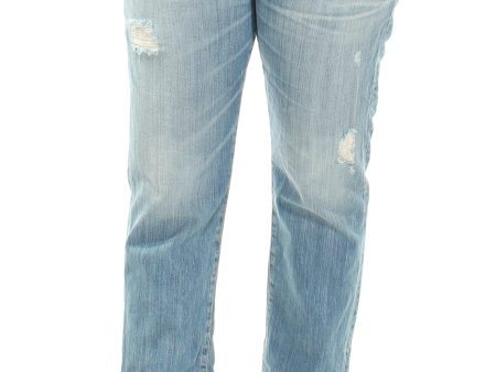 BIG STAR Womens Blue Cropped Jeans Cheap