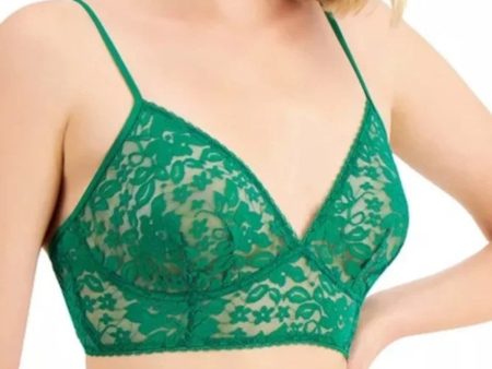 INC Green Floral Everyday Bralette Discount