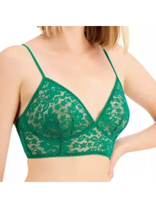 INC Green Floral Everyday Bralette Discount