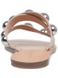 MARC FISHER Womens Beige Oversized Ornaments Bryte Round Toe Slip On Sandals Shoes M Online Hot Sale