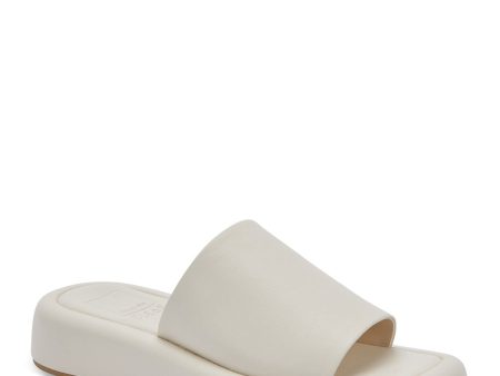 DOLCE VITA Womens Ivory Goring Comfort Rosco Square Toe Wedge Slip On Slide Sandals Shoes Online Sale