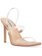 STEVE MADDEN Womens Beige Strappy Comfort Gracey Square Toe Stiletto Slip On Slingback Sandal M Online