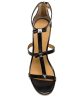 MARC BY MARC JACOBS Womens Black Cube Bows Ankle Strap Padded Round Toe Wedge Zip-Up Leather Heeled Discount