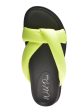 WILD PAIR Womens Green Puffer Sandals. Beck Slip On Slide Sandals Shoes M For Cheap