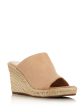 STUART WEITZMAN Womens Pink 3 4  Platform Goring Marabella Almond Toe Wedge Slip On Leather Dress Sandals Shoes C Fashion