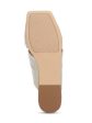 SANCTUARY Womens Beige Twisted Straps Padded Flamingo Square Toe Slip On Leather Slide Sandals Shoes M Online now