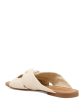 SPLENDID Womens Beige Twist Detail Alannis Square Toe Slip On Slide Sandals Shoes Sale