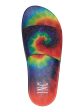 INC Womens Red Tie-Dye Rhinestone Peymin Round Toe Platform Slip On Slide Sandals Shoes M Online Sale