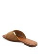 JACK ROGERS Womens Beige Cork Whip Stitching Padded Scarlett Round Toe Slip On Slide Sandals Shoes M Fashion