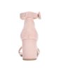 CL BY LAUNDRY Womens Nude Pink Clear Stones Padded Adjustable Ankle Strap Jolly Open Toe Block Heel Buckle Heeled M Discount