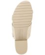 KENNETH COLE Womens Beige Woven Toe Loop Cushioned Logo Late Mule Round Toe Block Heel Slip On Thong Sandals Shoes M Online Hot Sale