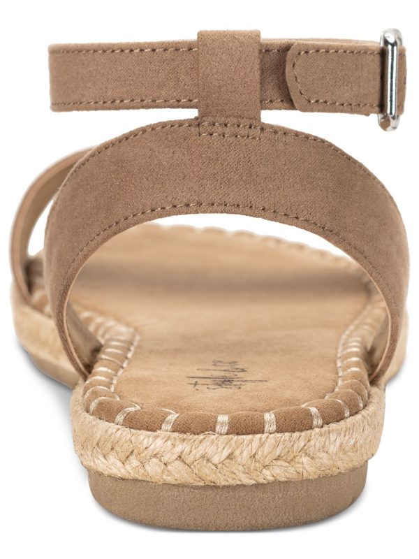 STYLE & COMPANY Womens Beige Padded Ankle Strap Peggyy Round Toe Espadrille Shoes M Online