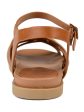 JOURNEE COLLECTION Womens Tan Brown Woven Adjustable Kimmie Round Toe Buckle Gladiator Sandals Shoes Online Hot Sale