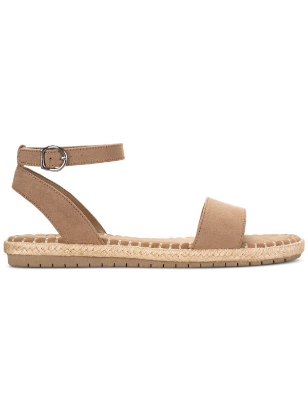 STYLE & COMPANY Womens Beige Padded Ankle Strap Peggyy Round Toe Espadrille Shoes M Online