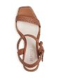 SCHUTZ Womens Brown 1-1 2  Platform Jute Wrapped Adjustable Braided Comfort Nani Square Toe Wedge Buckle Espadrille Shoes B Online now